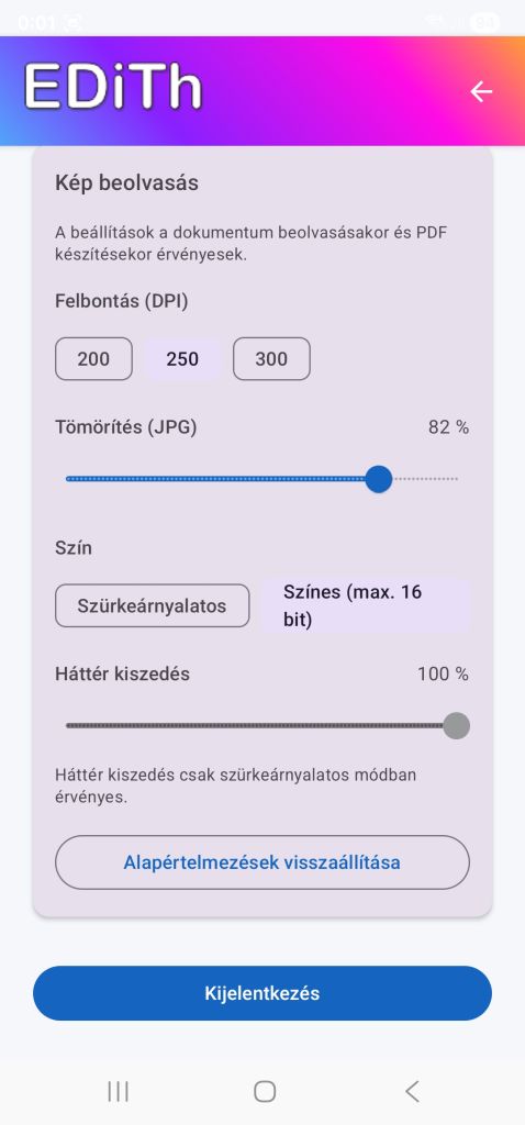 EDiTh dokumentum kezelő - Beállítások.jpg